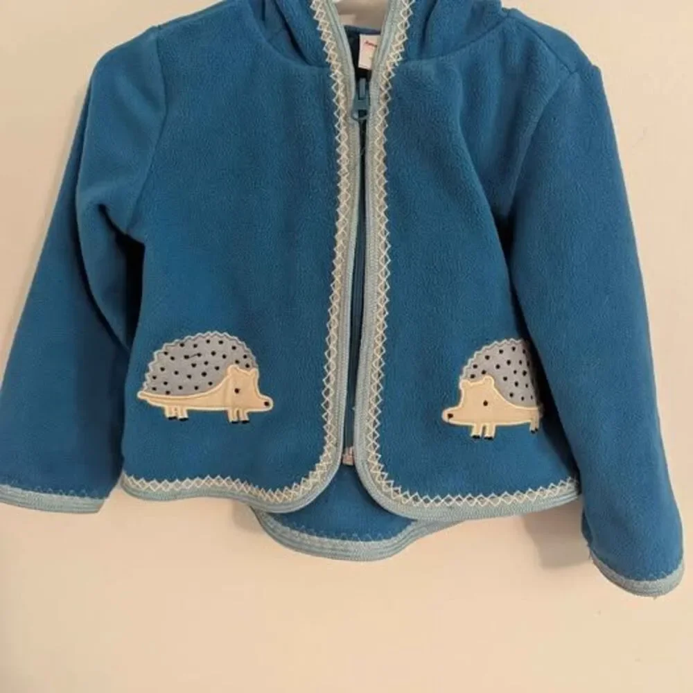 Hanna Andersson Hedgehog Baby Jacket size 18-24 Months